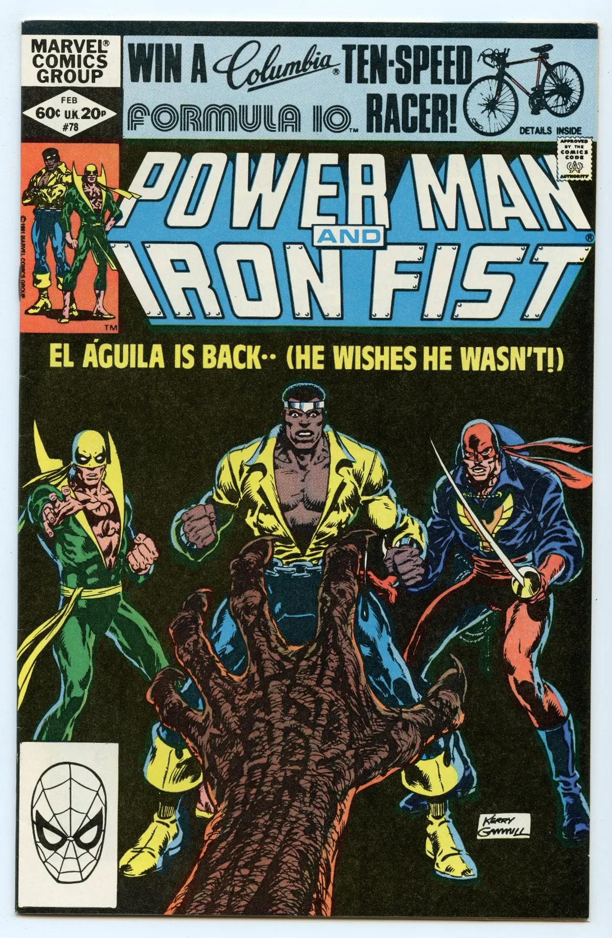 Power Man & Iron Fist 78 (Feb 1982) Vf+ (8.5) 1