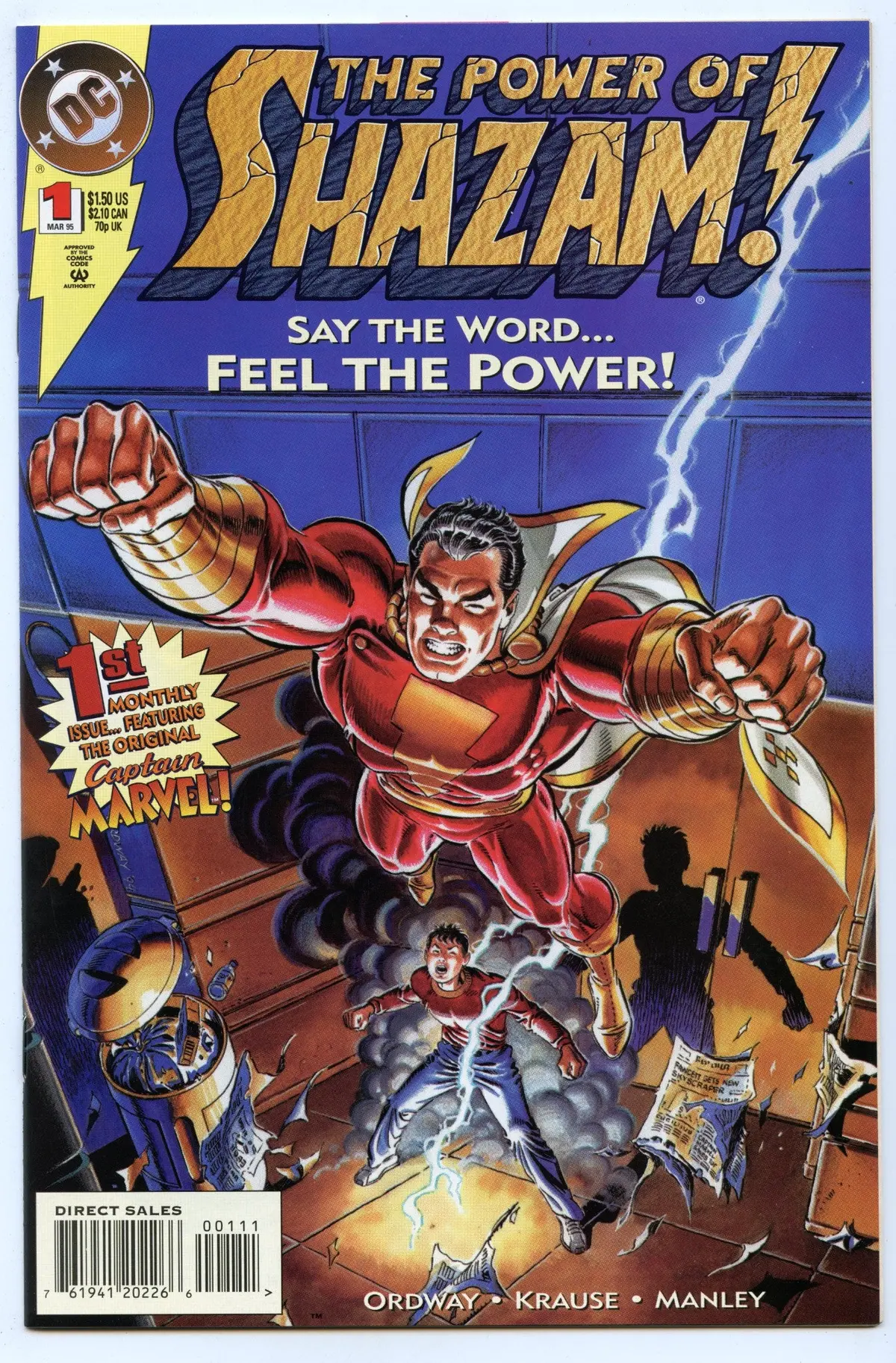 Power Of Shazam 1 (Mar 1995) Nm- (9.2) 1
