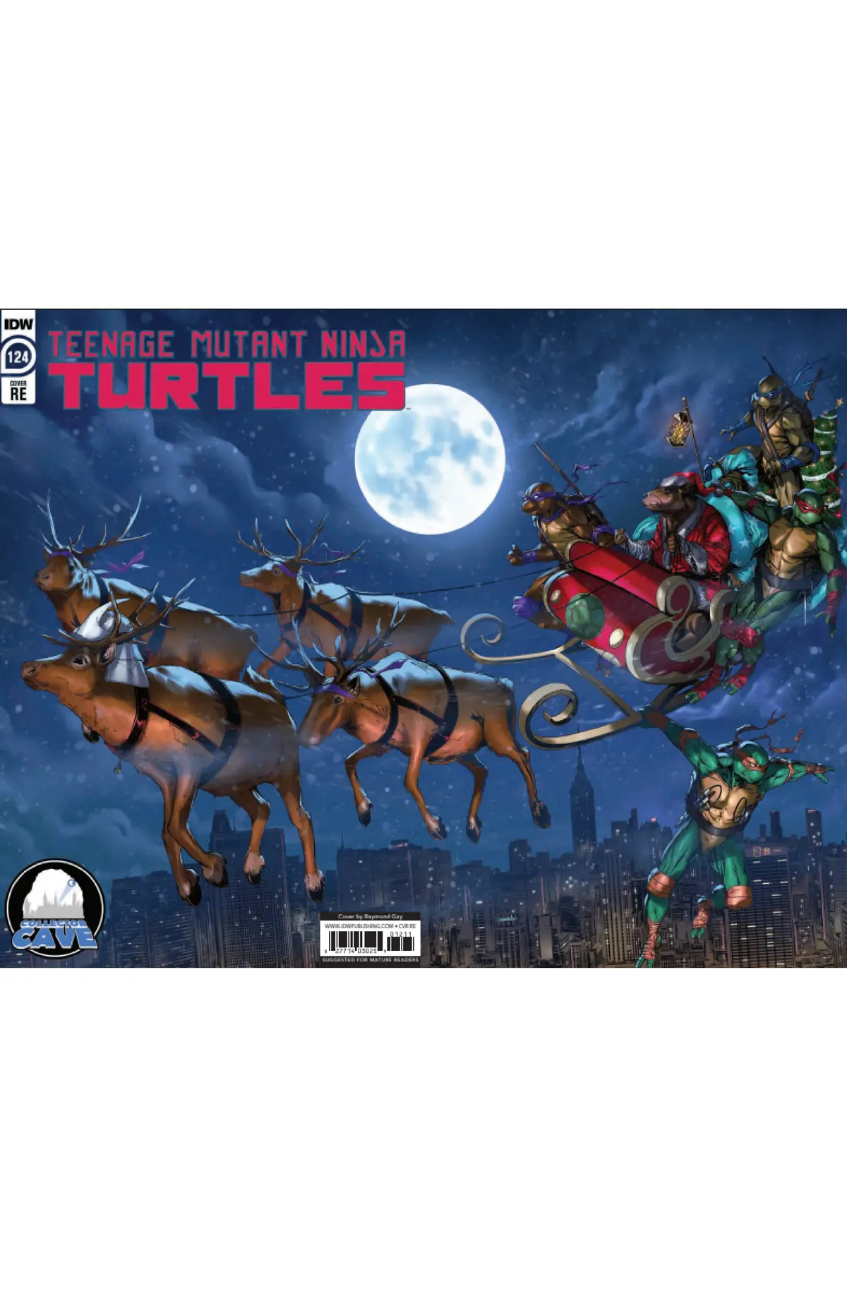 Tmnt Ongoing #124 Xmas Special Wraparound Raymond Gay 2