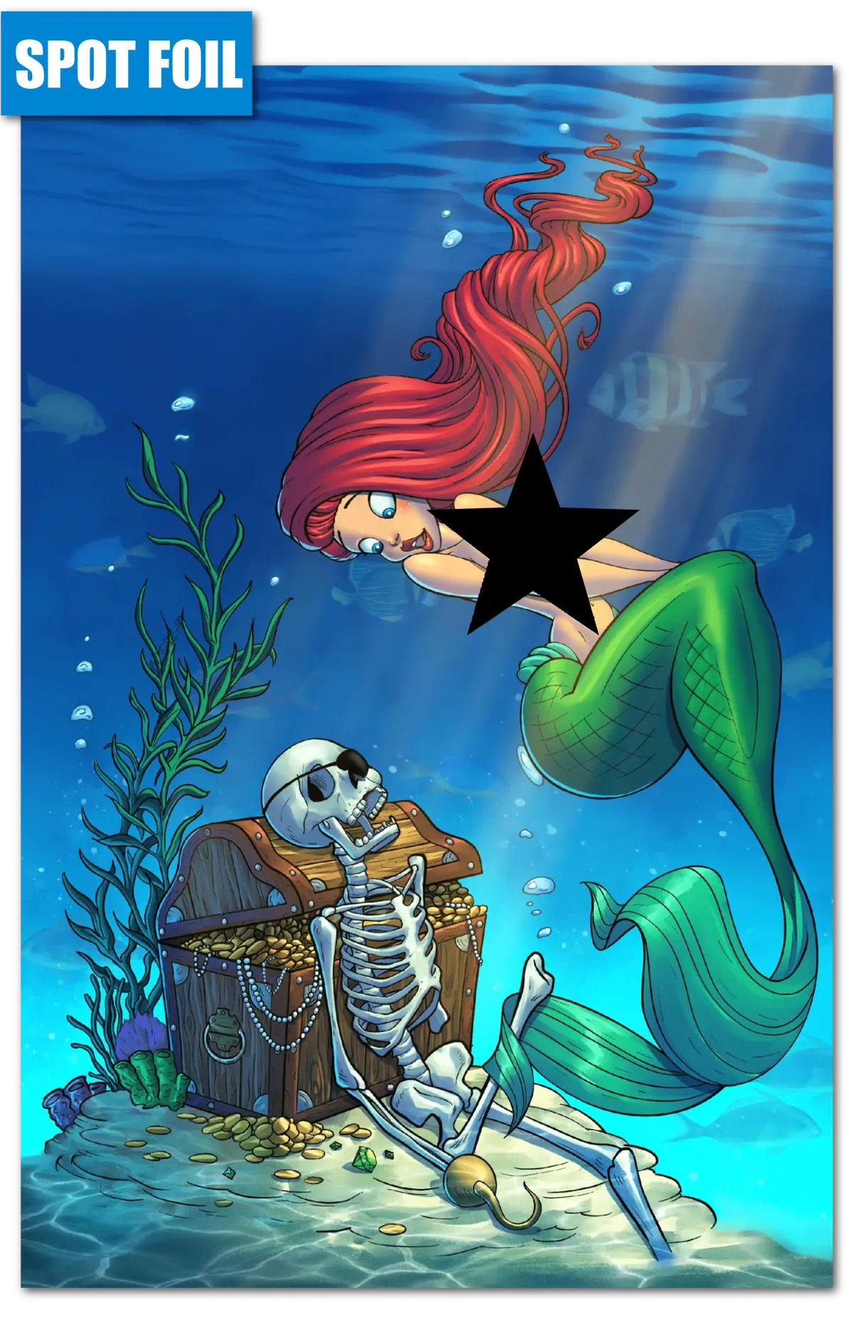 **Surprise Drop** Curious Mermaid Artbook Cvr B Topless Spot Foil Jake Thompson Exclusive 1