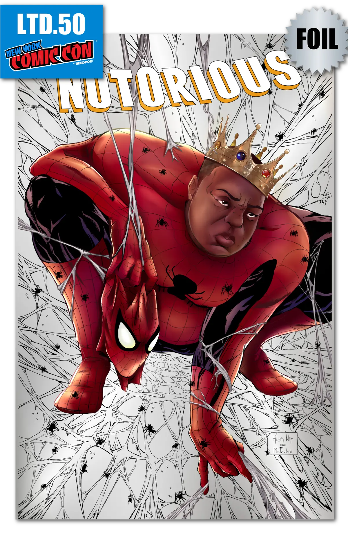 Nycc 2024 After Drop Fame Notorious B.I.G. Spider-Biggie Chrome 1
