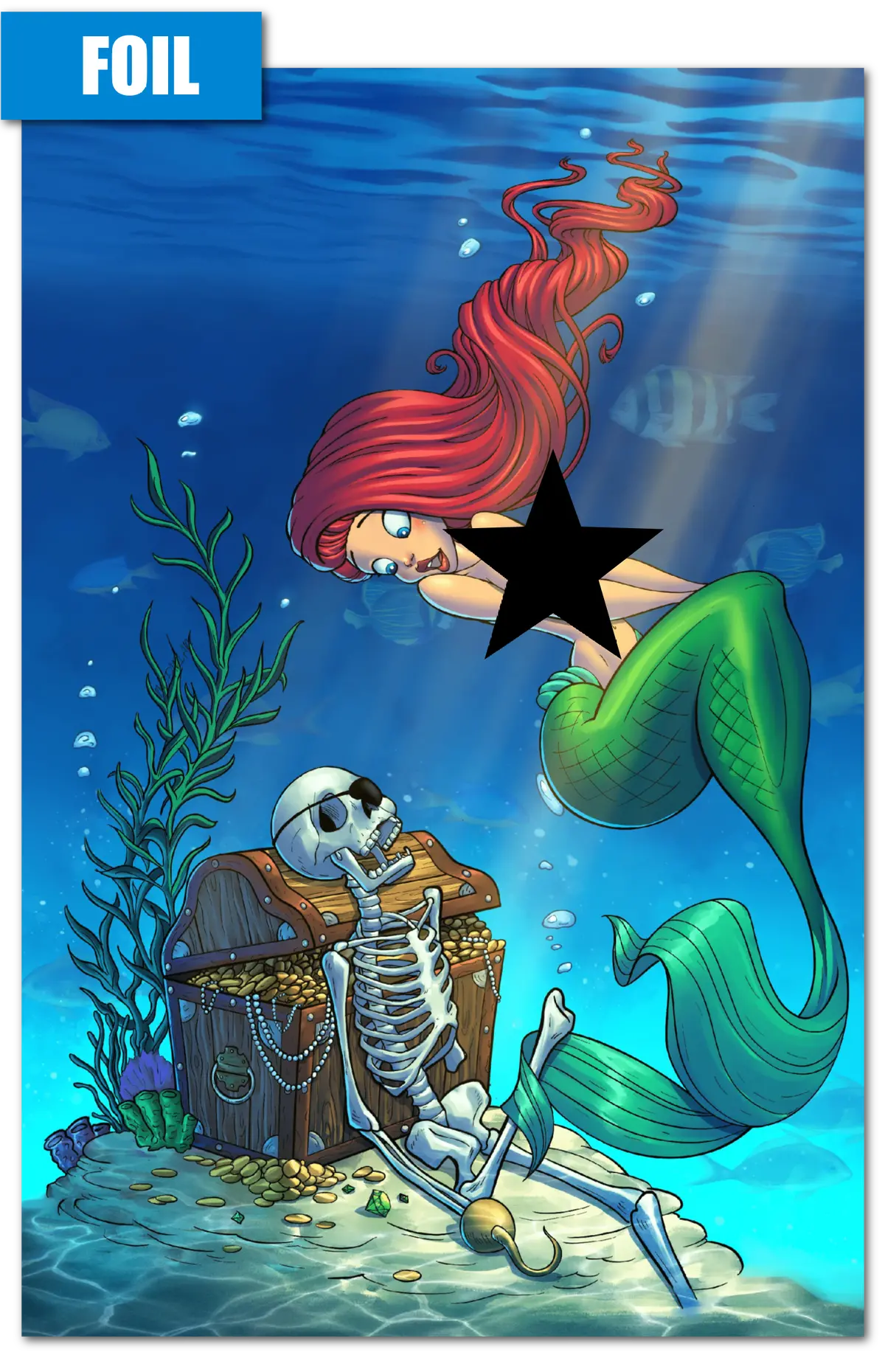 **Surprise Drop** Curious Mermaid Artbook Cvr C Topless Foil Jake Thompson Exclusive 1