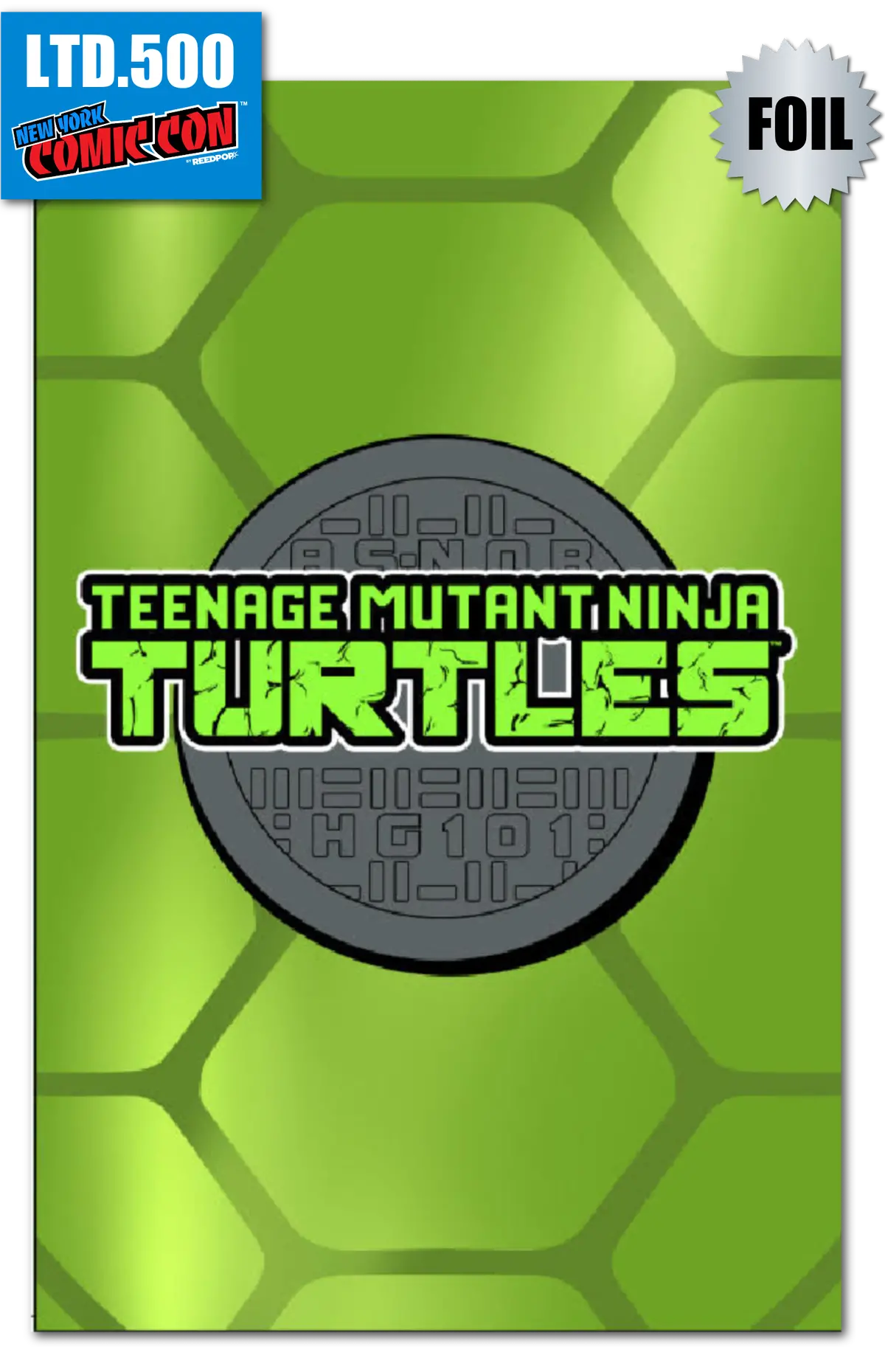 Nycc 2024 Exclusive Tmnt #1 (2024) Logo Foil /500 1