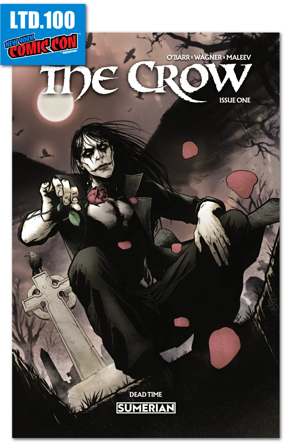 Nycc Exclusive The Crow Dead Time #1 Trade Dress Javan Jordan /100 1