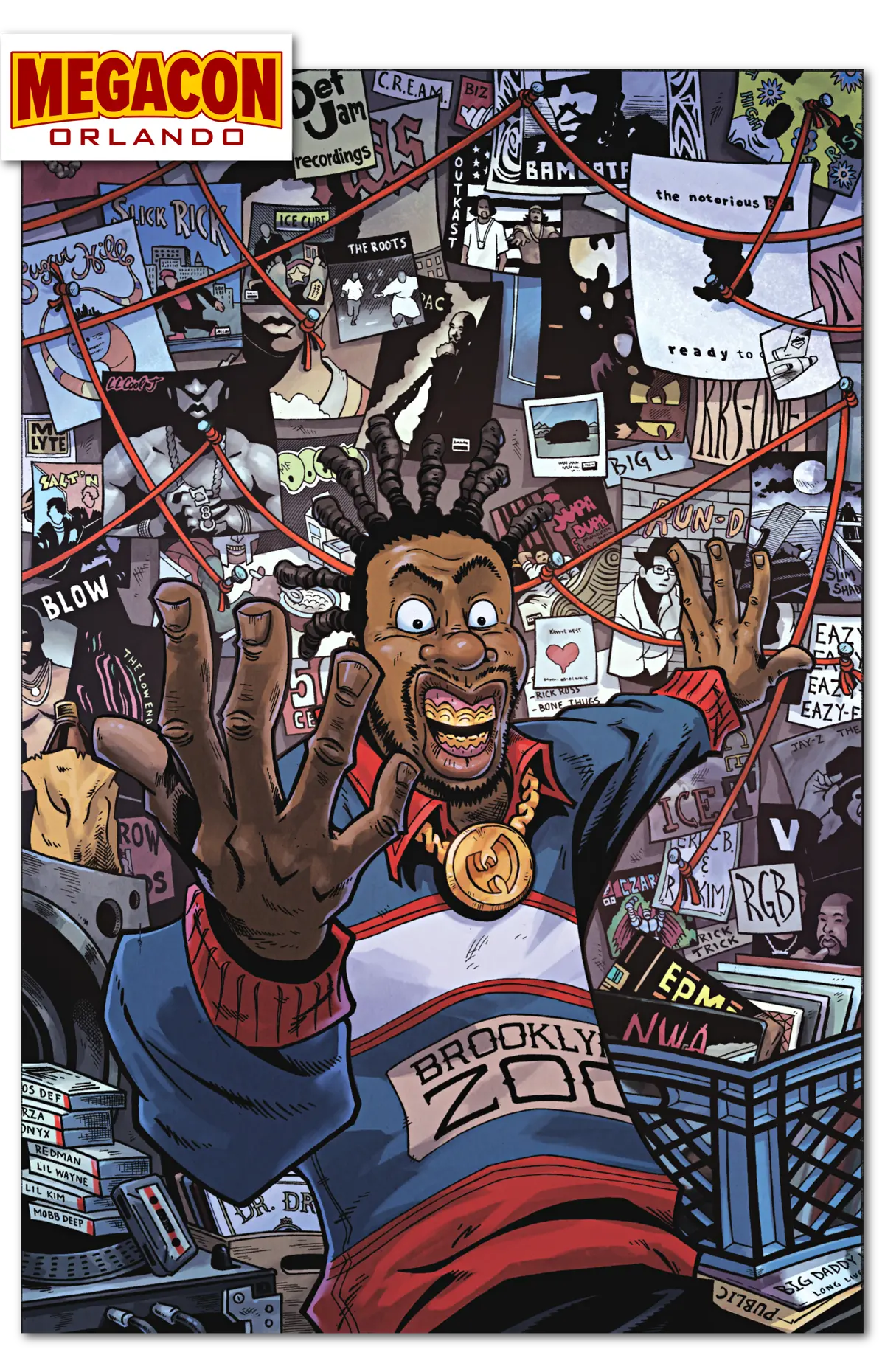2026 Megacon Exclusive History Of Hip Hop "Odb" Mgi Ryan G. Browne /100 1