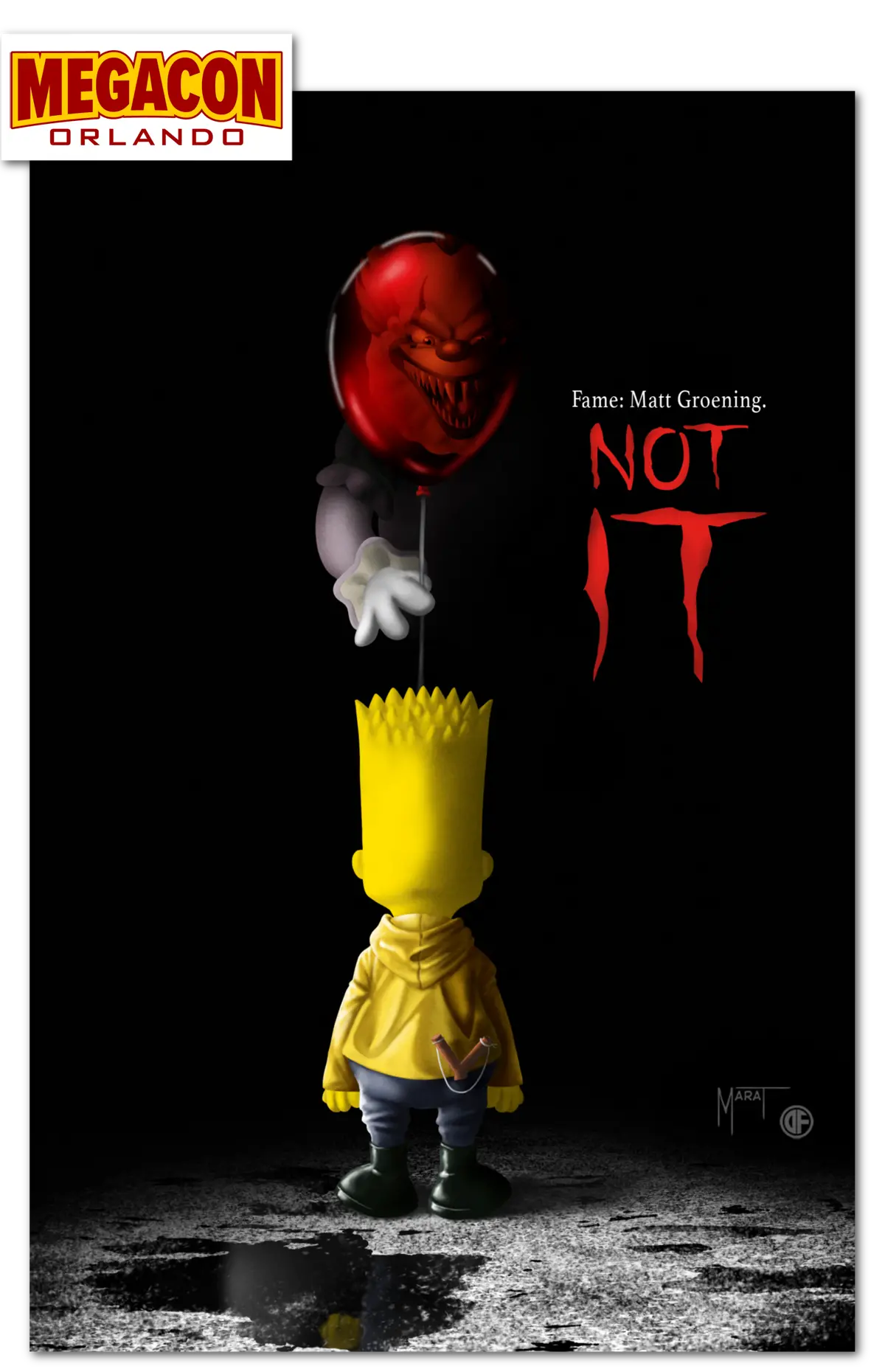 2026 Megacon Exclusive Matt Groening 'Not It' Cvr A Marat Mychaels /150 1