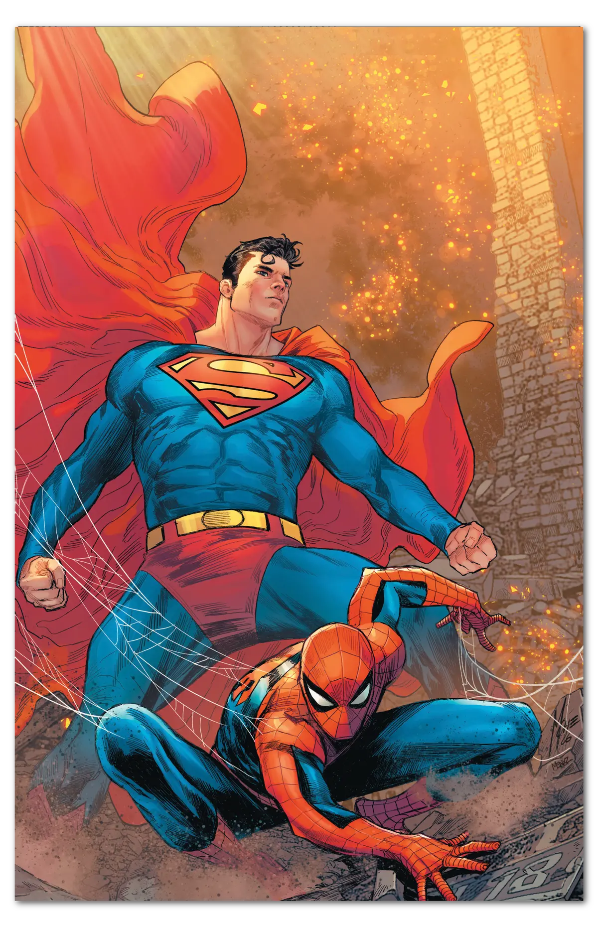 Marvel/Dc: Spider-Man/Superman #1 Virgin Exclusive Marco Checcetto 1