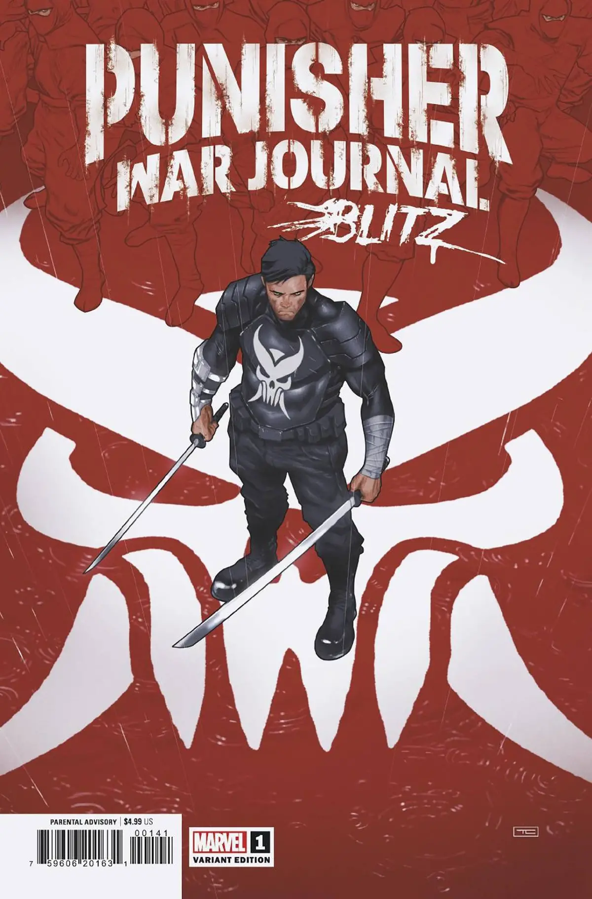 Punisher War Journal Blitz #1 25 Copy Incv Clarke Var 1