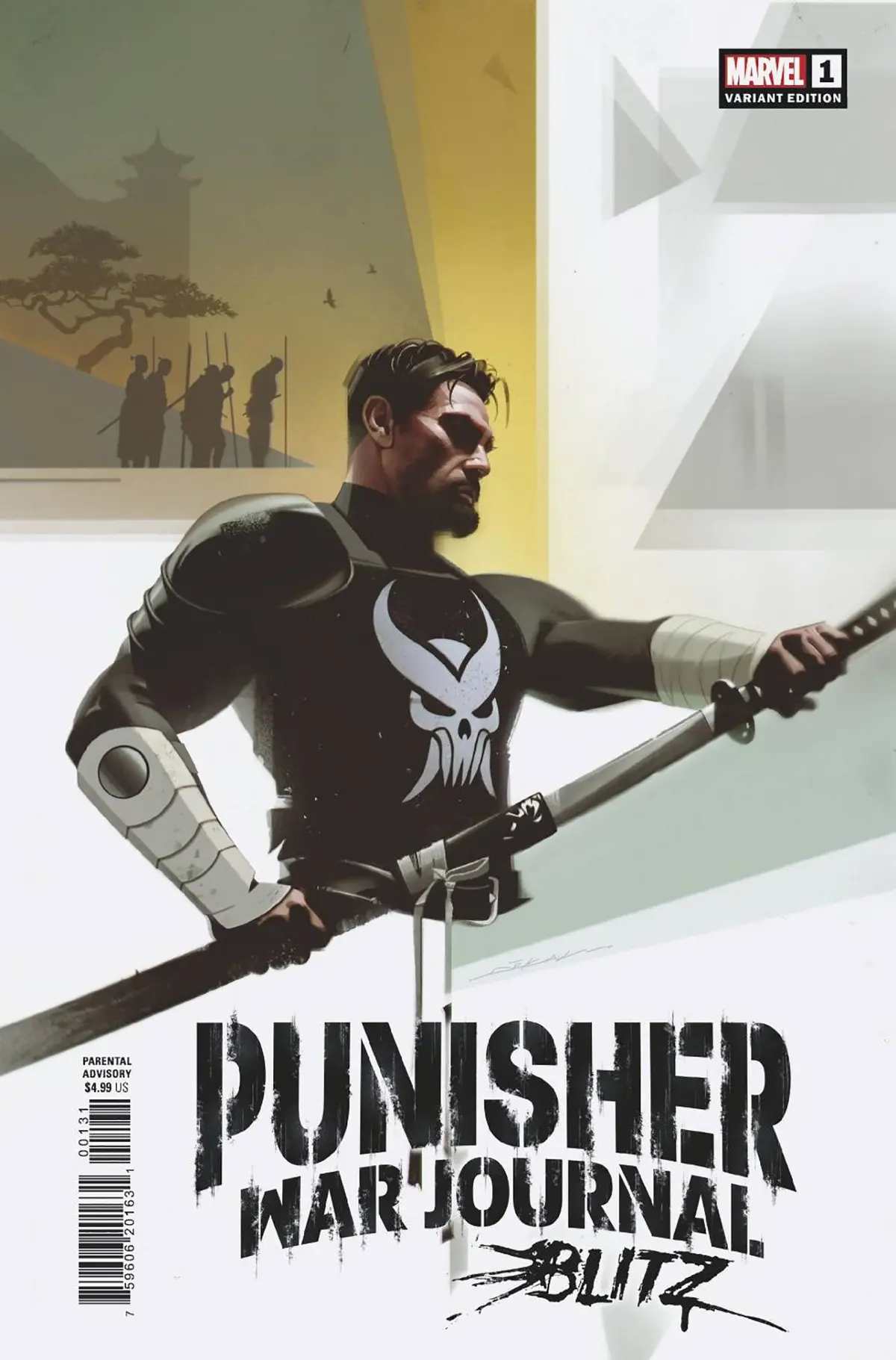 Punisher War Journal Blitz #1 Dekal Var 1
