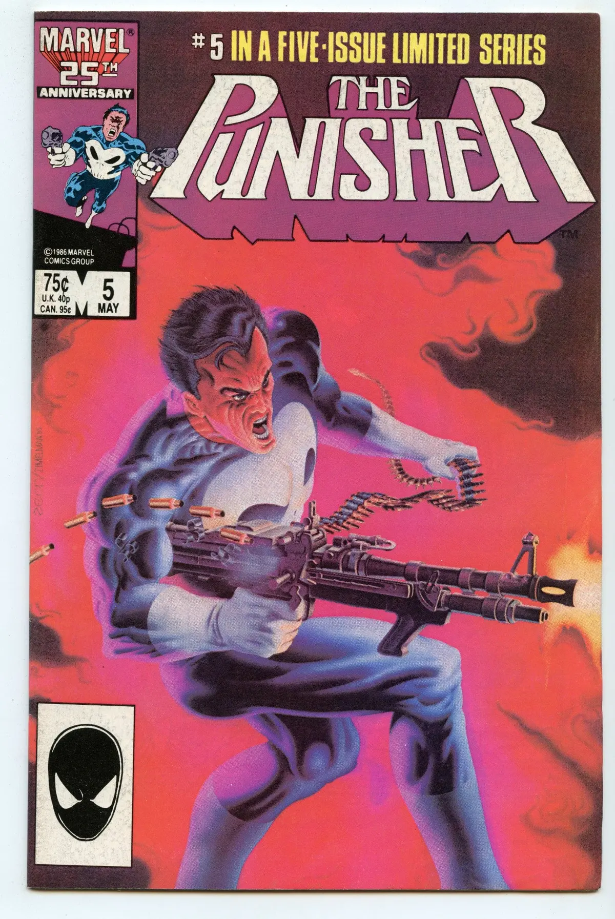 Punisher Mini 5 (May 1986) Vf/Nm (9.0) 1
