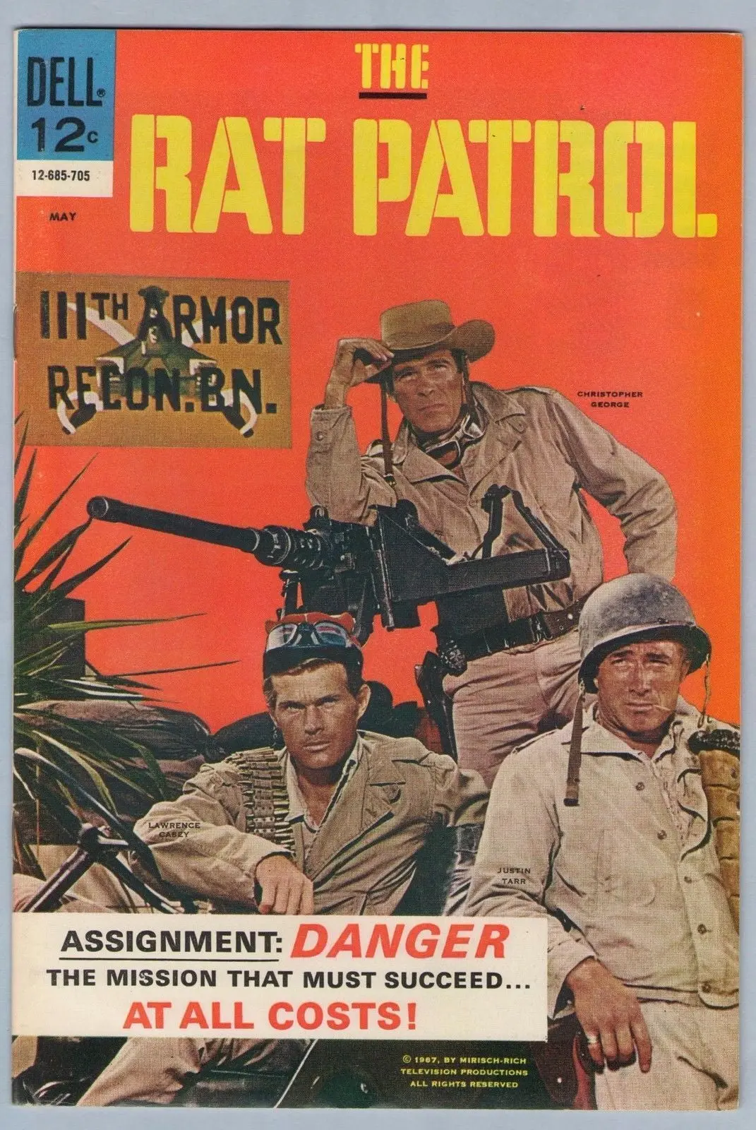 Rat Patrol 3 (May 1967) Vf+ (8.5) 1