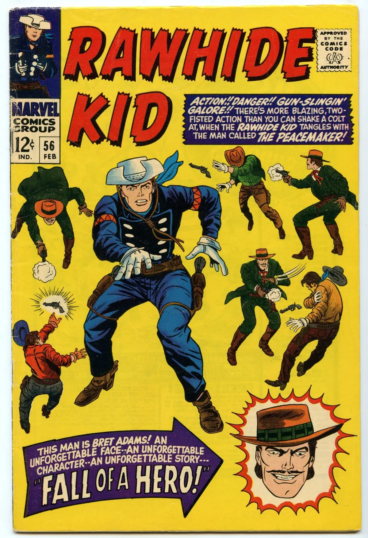 Rawhide Kid 56 (Feb 1967) Vg+ (4.5) 1