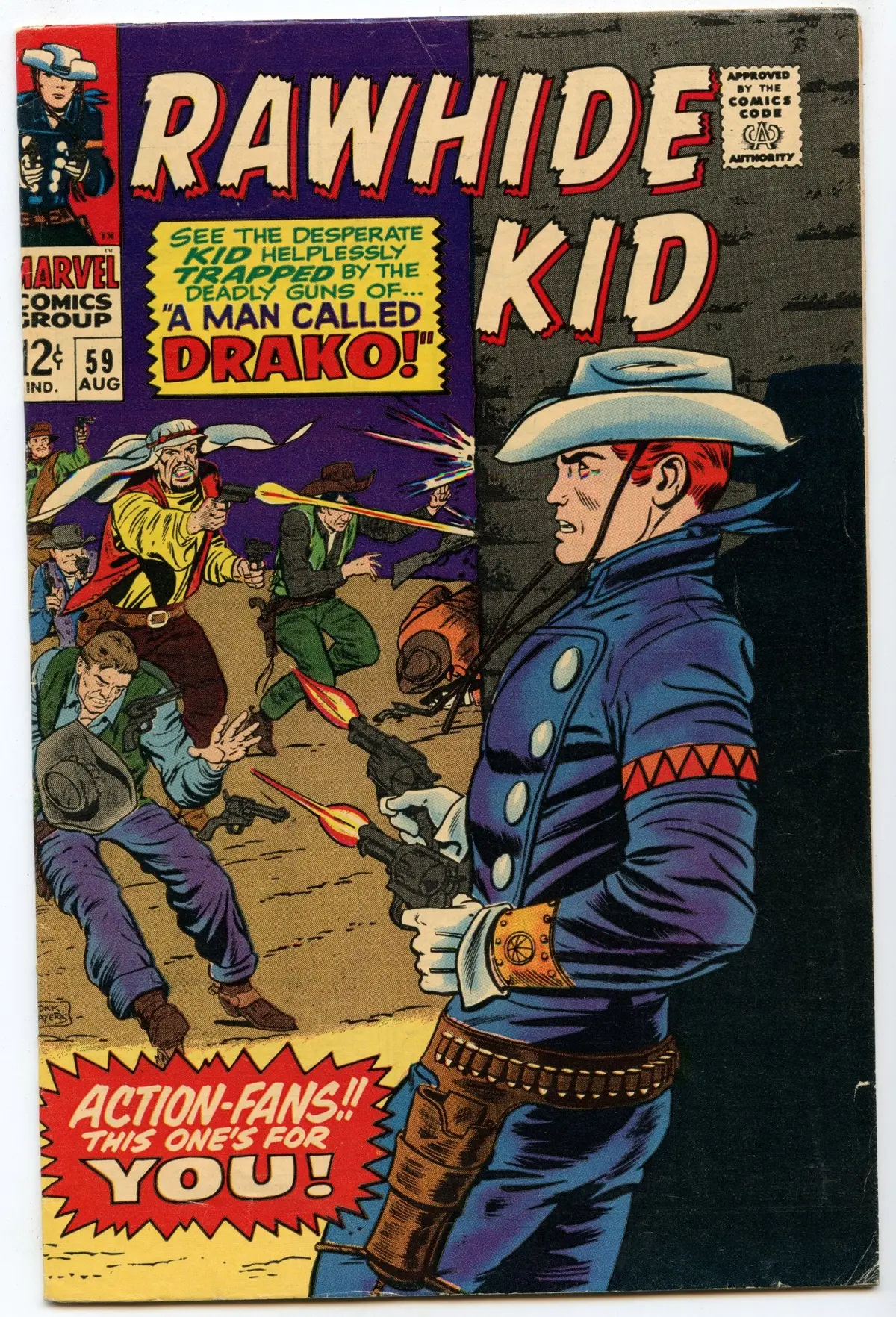 Rawhide Kid 59 (Aug 1967) Vg+ (4.5) 1