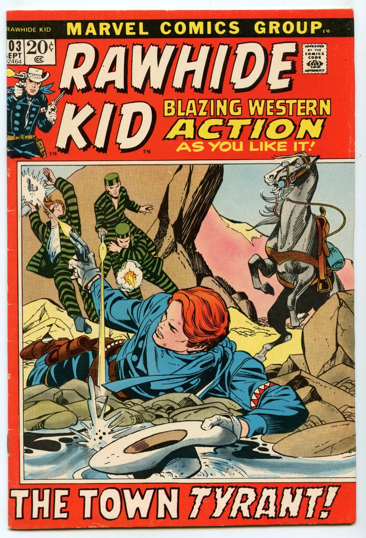 Rawhide Kid 103 (Sep 1972) Fi (6.0) 1