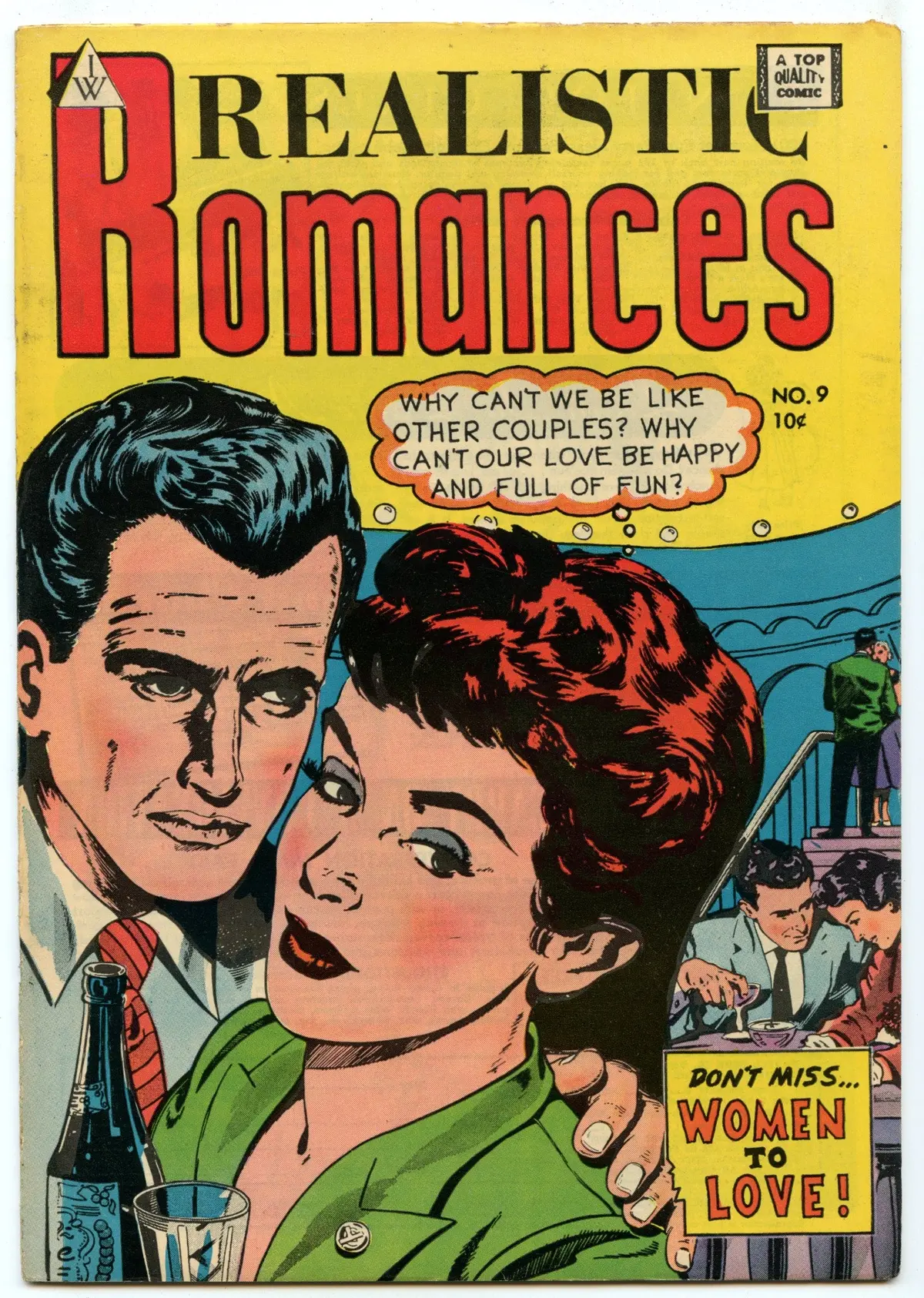 Realistic Romances 9 (1958) Fi (6.0) - I.W Reprint 1