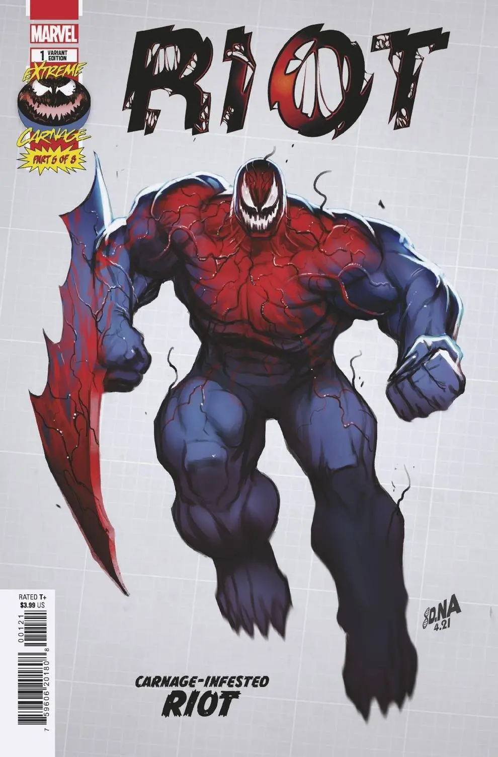 Extreme Carnage Riot #1 Nakayama Design Var 1