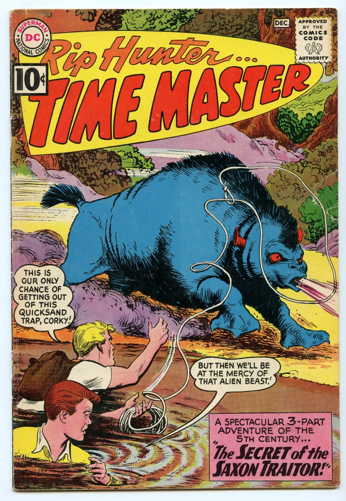 Rip Hunter, Time Master 5 (Dec 1961) Vg (4.0) 1
