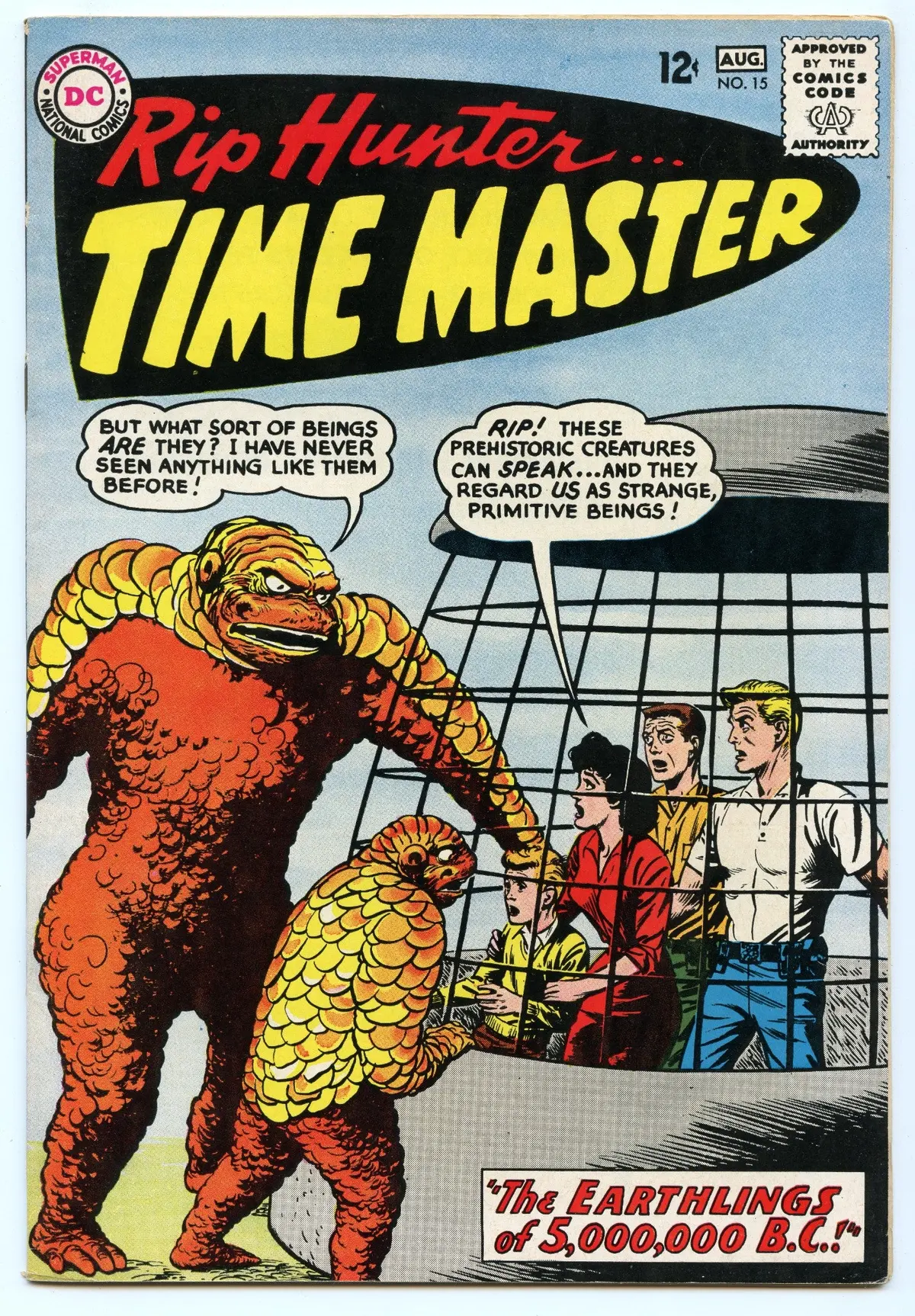 Rip Hunter, Time Master 15 (Aug 1963) Vf- (7.5) 1