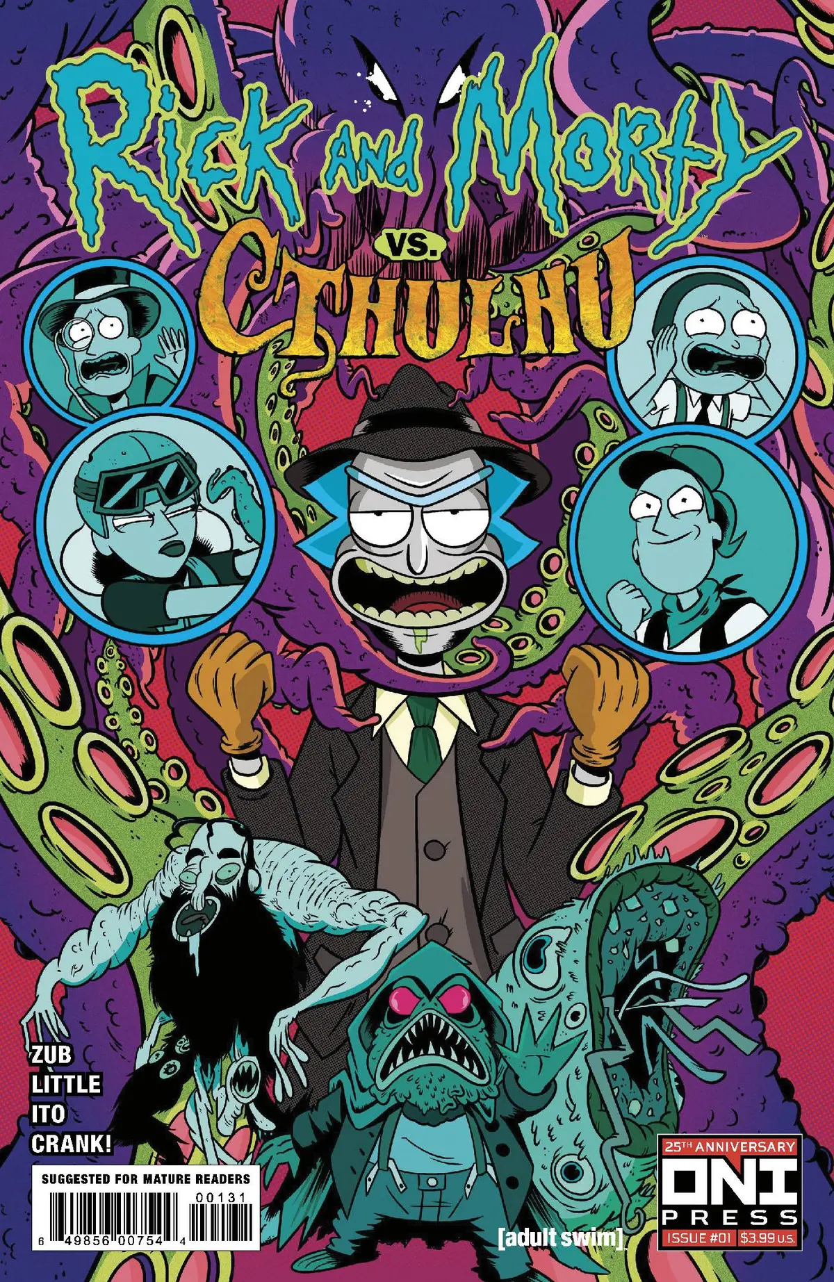 Rick And Morty Vs Cthulhu #1 Cvr C Ellerby 1
