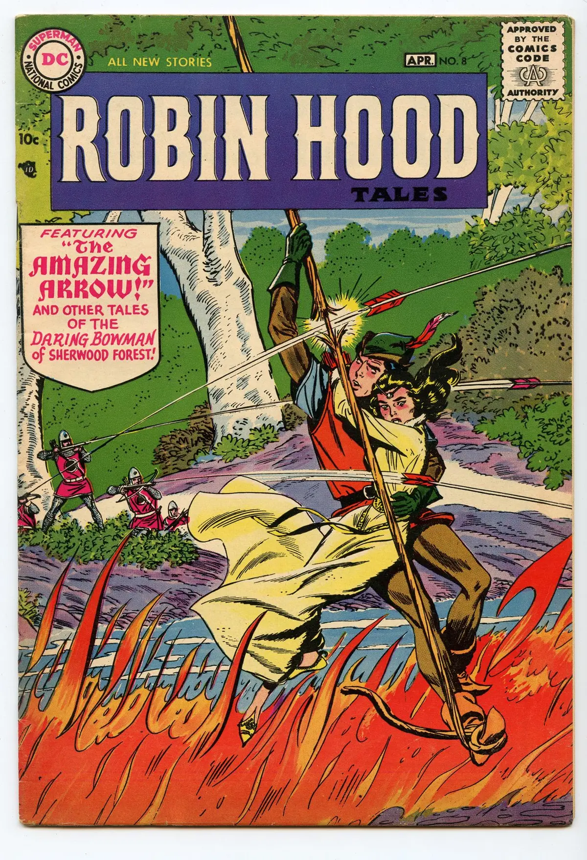 Robin Hood Tales 8 (Apr 1957) Fi/Vf (7.0) 1