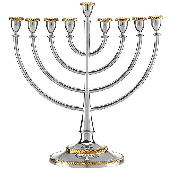 Roseland Menorah Nickel Plate 1