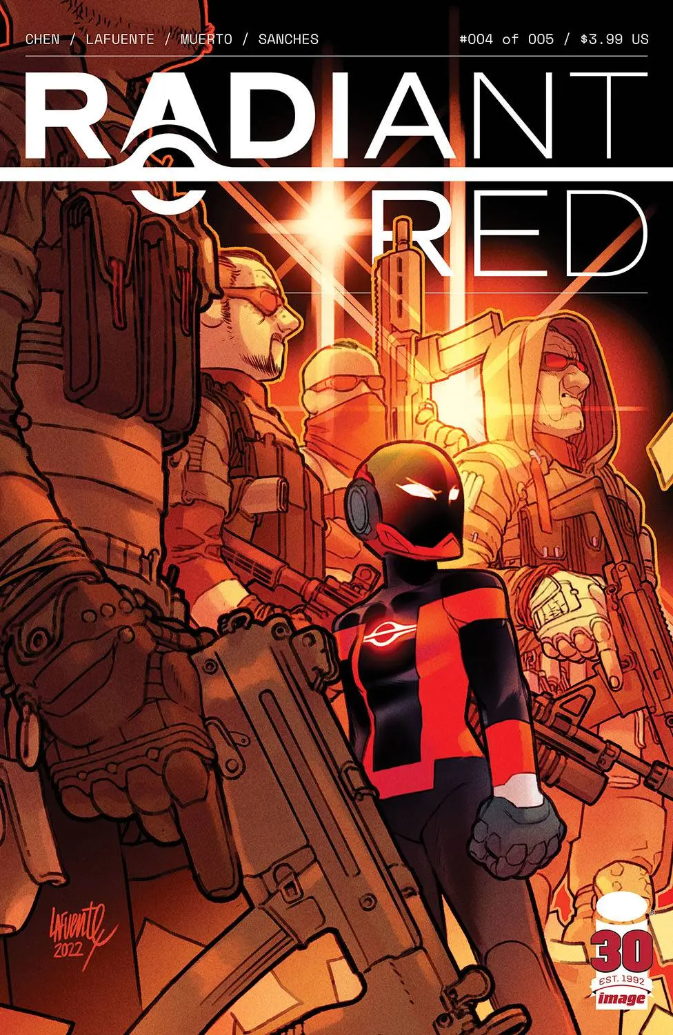 Radiant Red #4 (Of 5) Cvr A Lafuente & Muerto 1