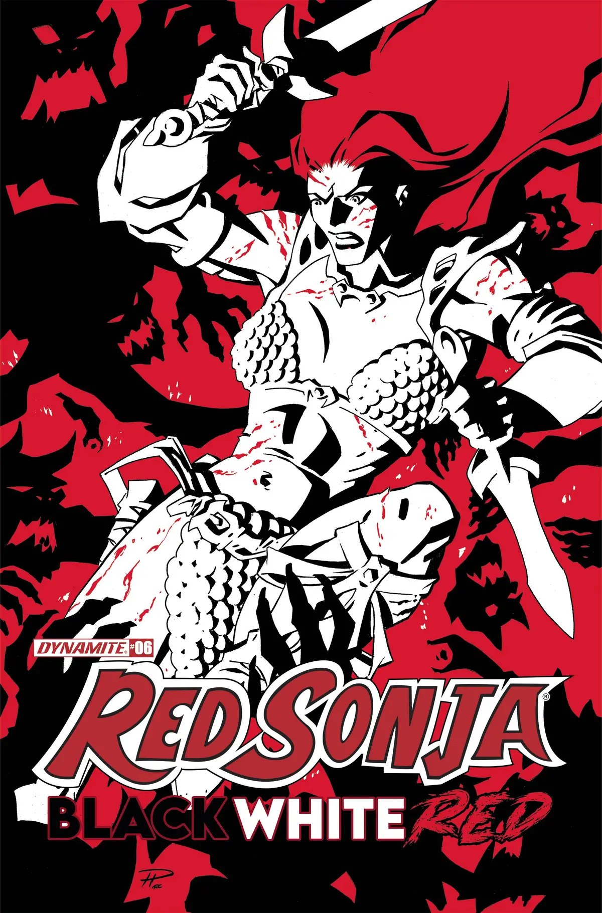 Red Sonja Black White Red #7 Cvr A Lee 1