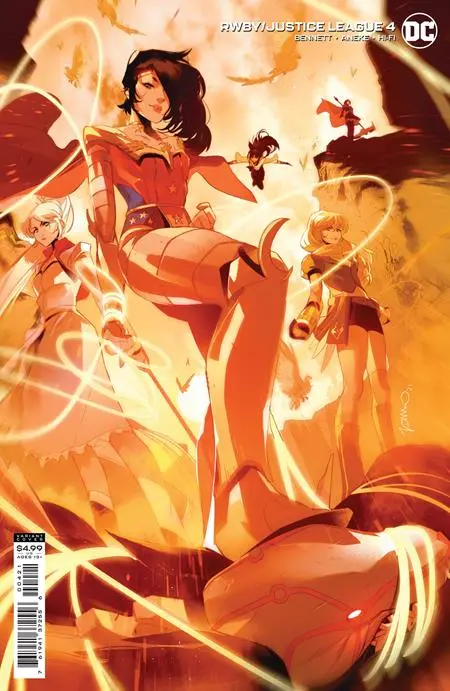 Rwby Justice League #4 (Of 7) Cvr B Simone Di Meo Card Stock Var 1