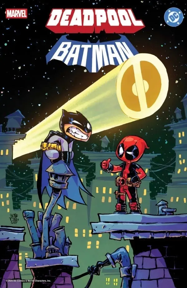 Marvel/Dc: Deadpool/Batman #1 Skottie Young Variant 1