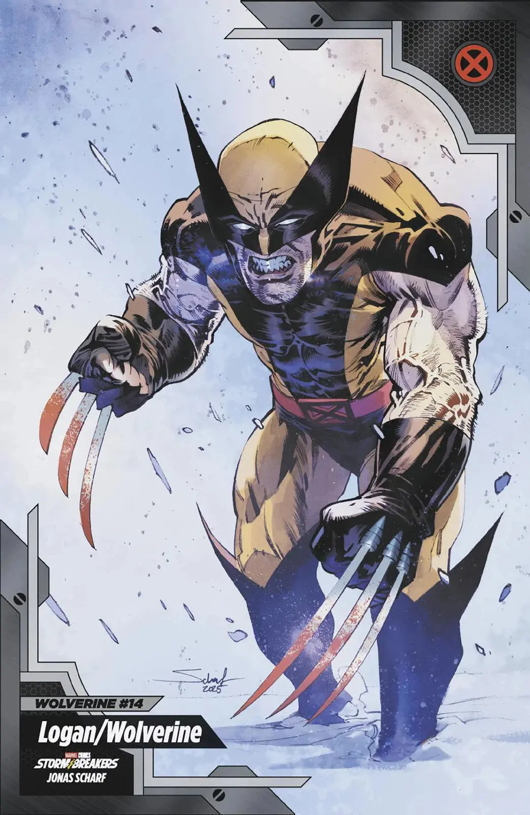 Wolverine #14 Jonas Scharf X-Men Trading Card Variant 1