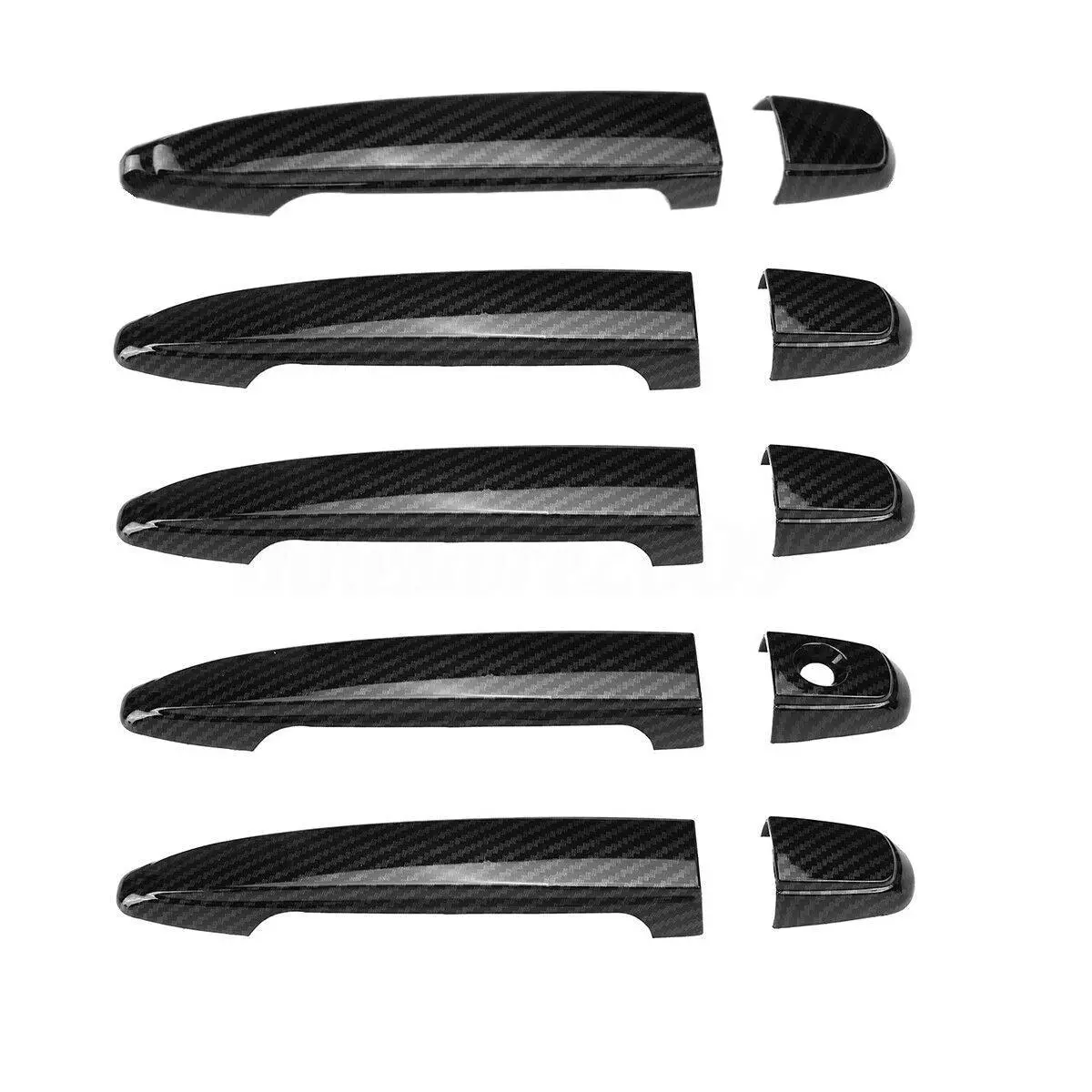 Fit 2002-2011 Toyota Matrix Door Handle Cover Trim (Carbon Fiber Print) 1