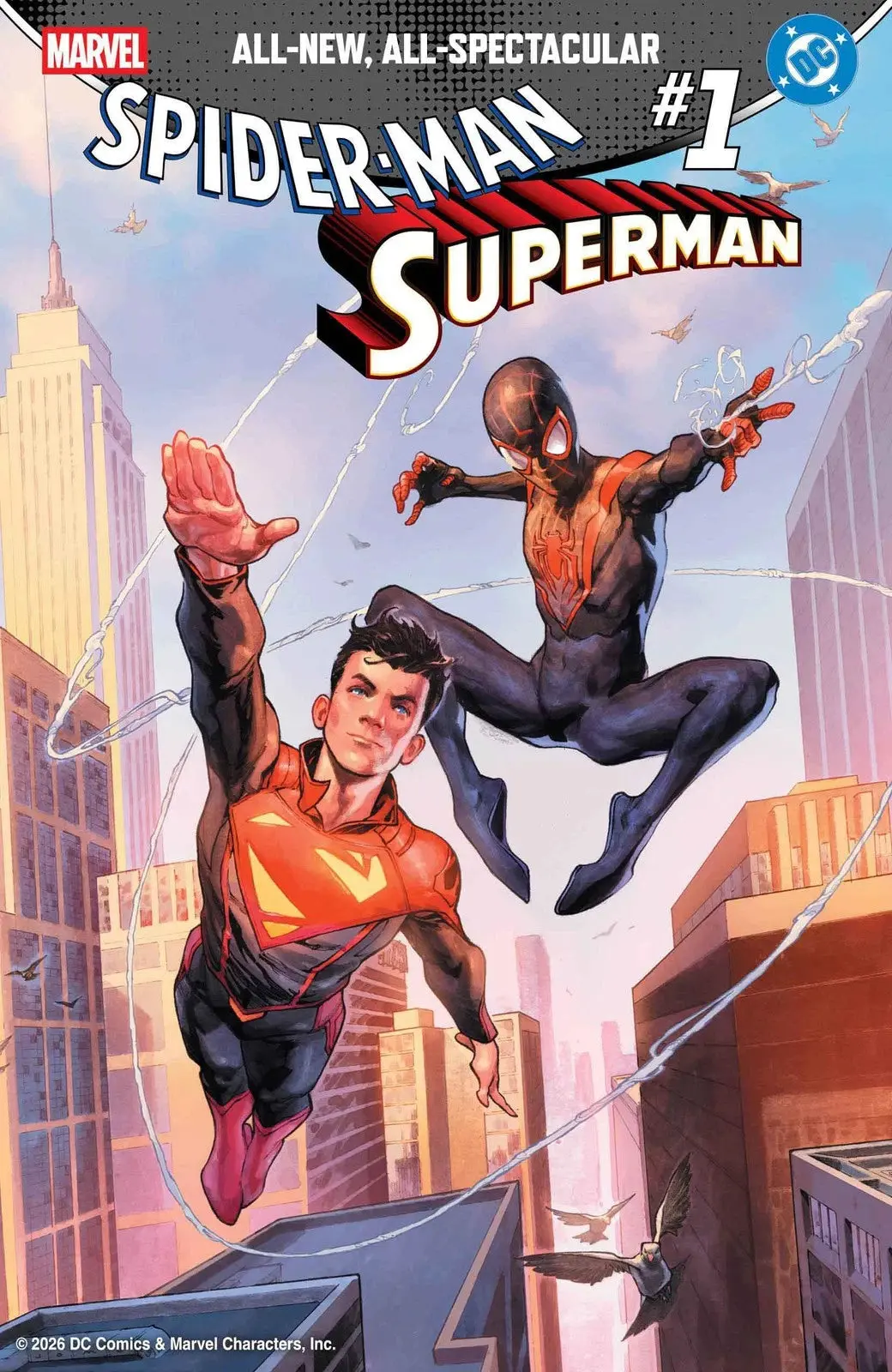 Marvel/Dc: Spider-Man/Superman #1 Jerome Opena 1/50 Variant 1