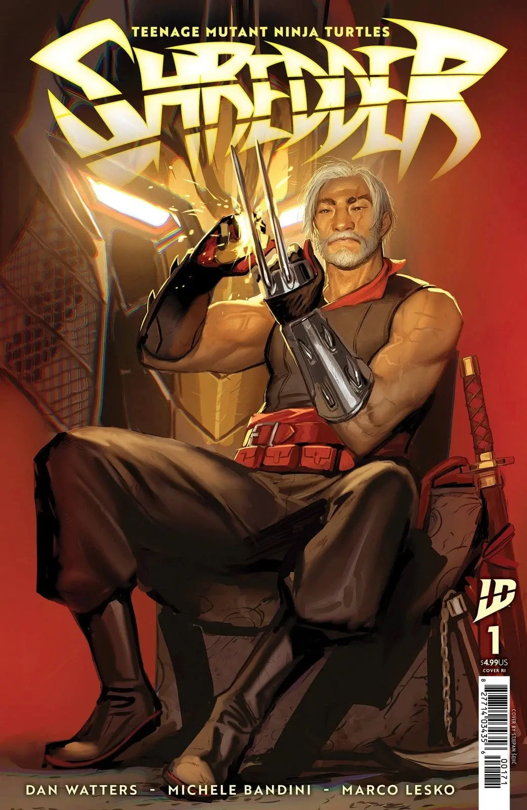 Teenage Mutant Ninja Turtles Shredder #1 Sejic 1/100 Variant 1