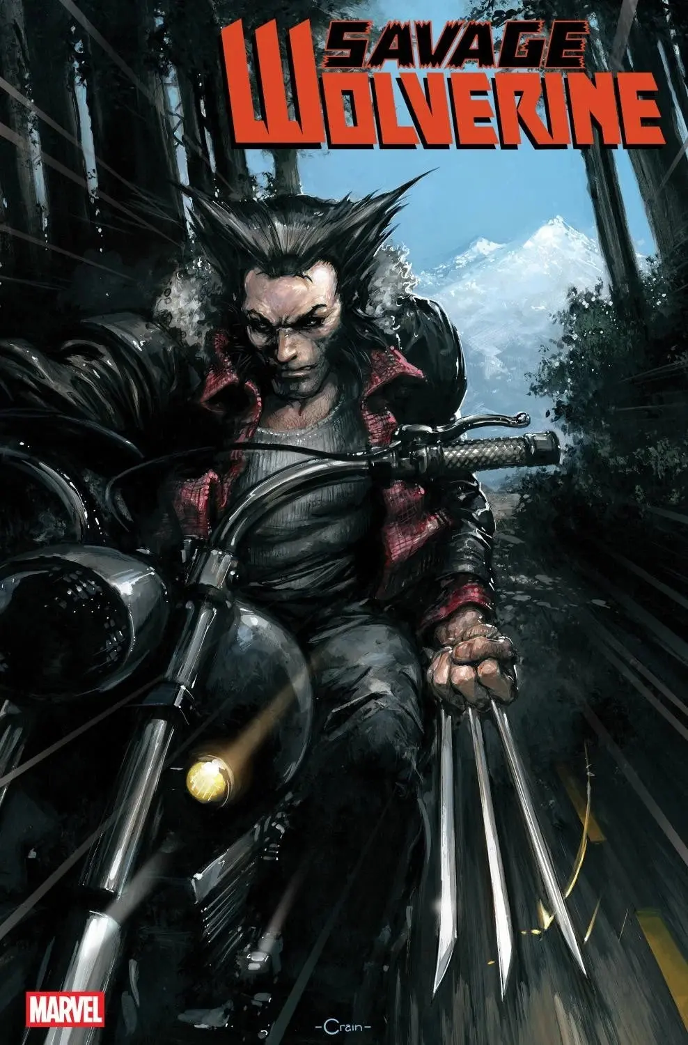 Savage Wolverine #1 Clayton Crain Var 1