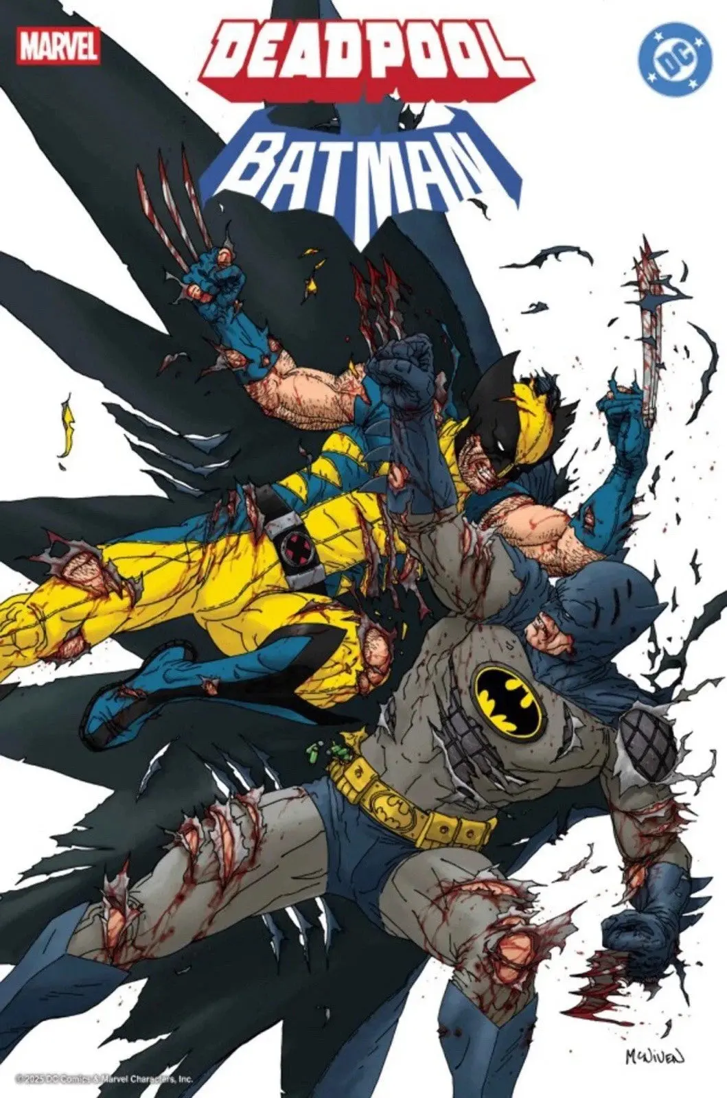 Marvel/Dc: Deadpool/Batman #1 Steve Mcniven 1/25 Variant 1