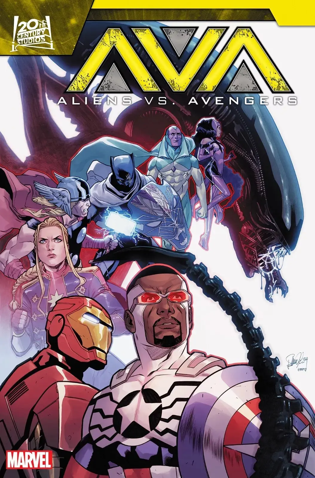 Aliens Vs Avengers #3 (Of 4) Elena Casagrande Var 1