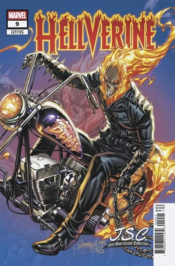 Hellverine #9 J Scott Campbell Var 1