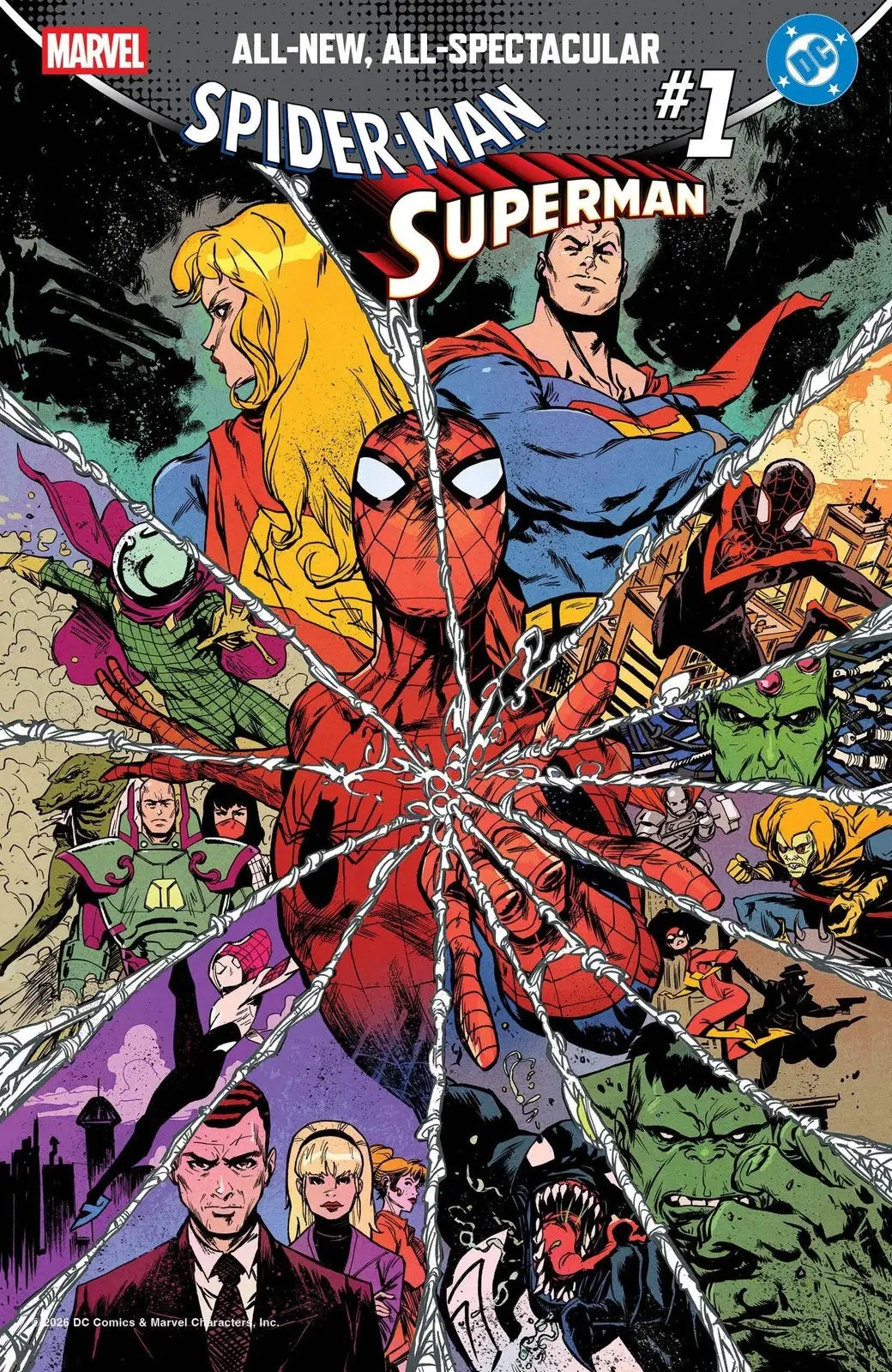 Marvel/Dc: Spider-Man/Superman #1 Sanford Greene Homage Variant 1