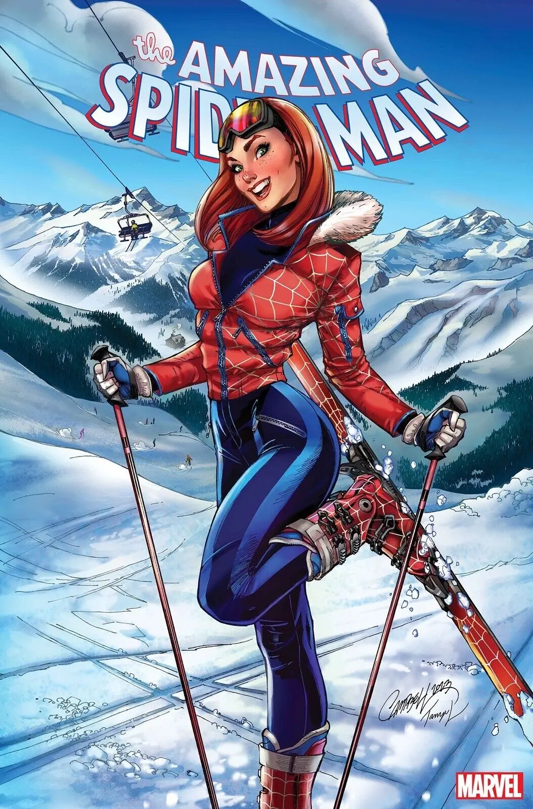 Amazing Spider-Man #40 J.S. Campbell Ski Chalet Var 1