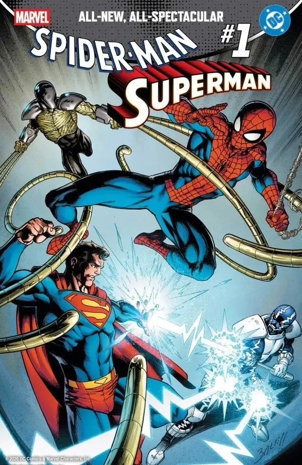 Marvel/Dc: Spider-Man/Superman #1 Mark Bagley Foil Variant 1