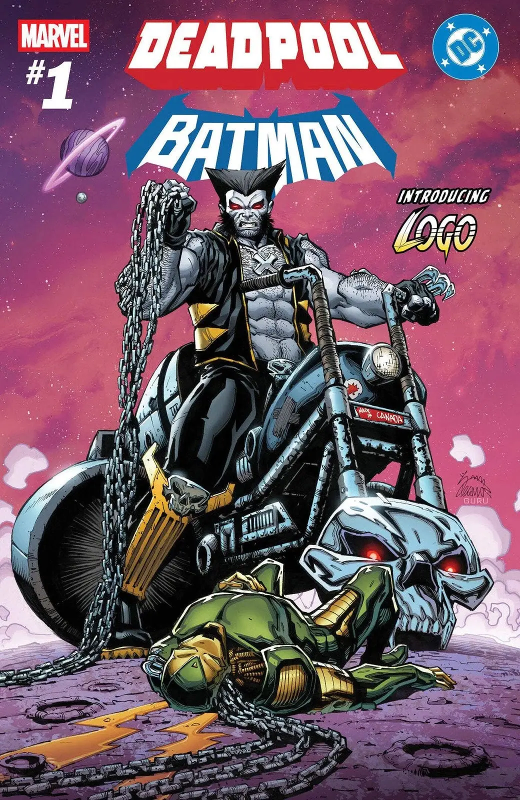 Marvel/Dc: Deadpool/Batman #1 Ryan Stegman 2Nd Printing Variant 1