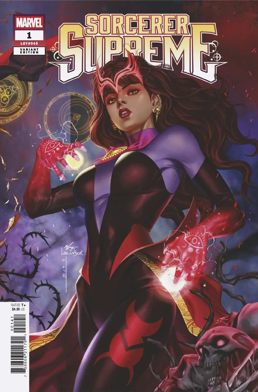 Sorcerer Supreme #1 Inhyuk Lee 3 Part Connecting Magic Variant C 1