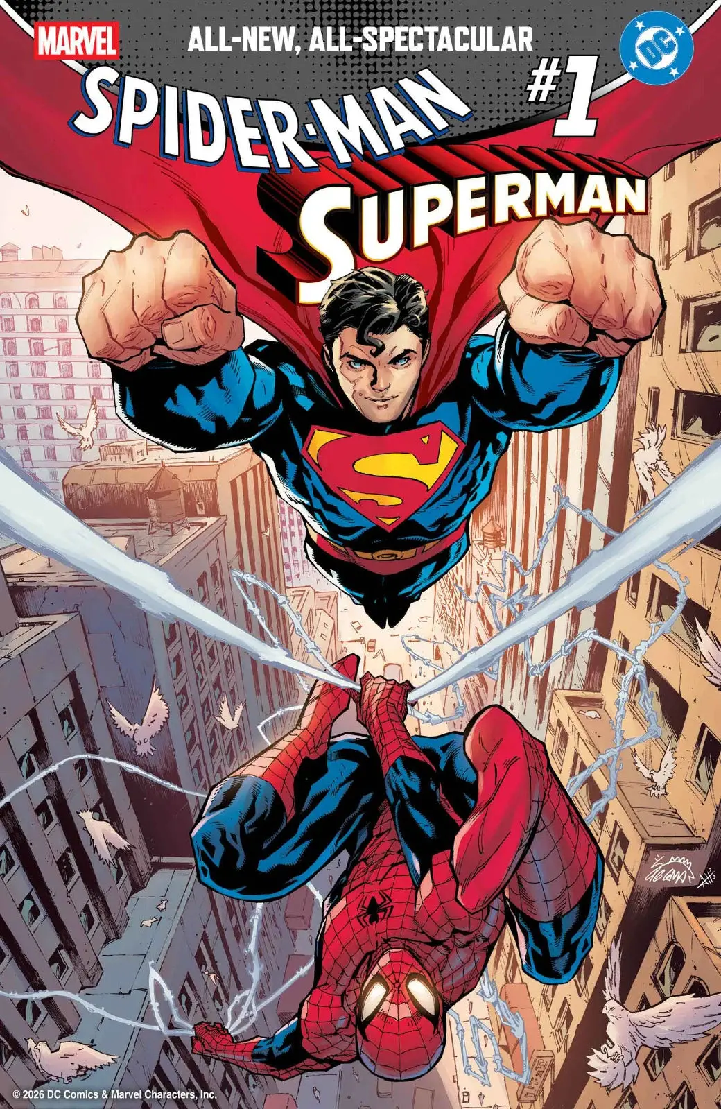 Marvel/Dc: Spider-Man/Superman #1 Ryan Stegman Variant 1