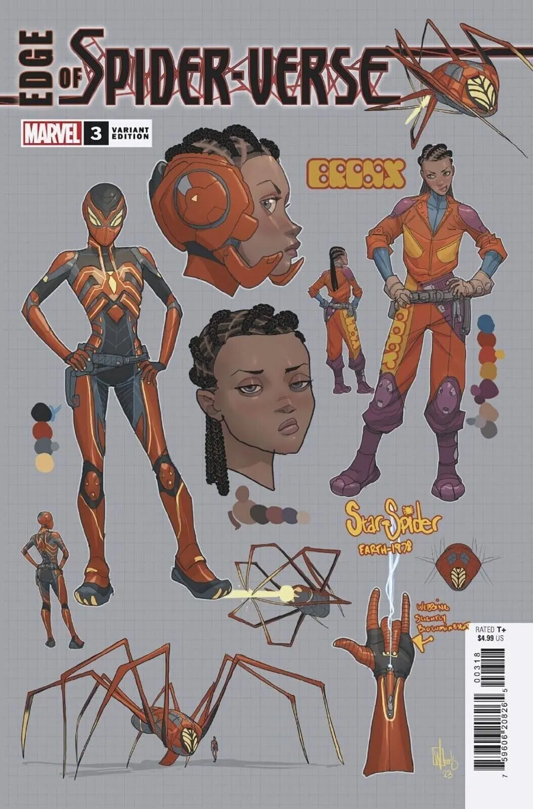 Edge Of Spider-Verse #3 10 Copy Incv Pete Woods Design Var 1