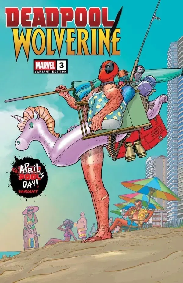 Deadpool Wolverine #3 Aaron Kuder April Pools Day Var 1