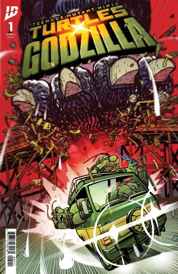 Teenage Mutant Ninja Turtles X Godzilla #1 Variant C (Rivas) 1