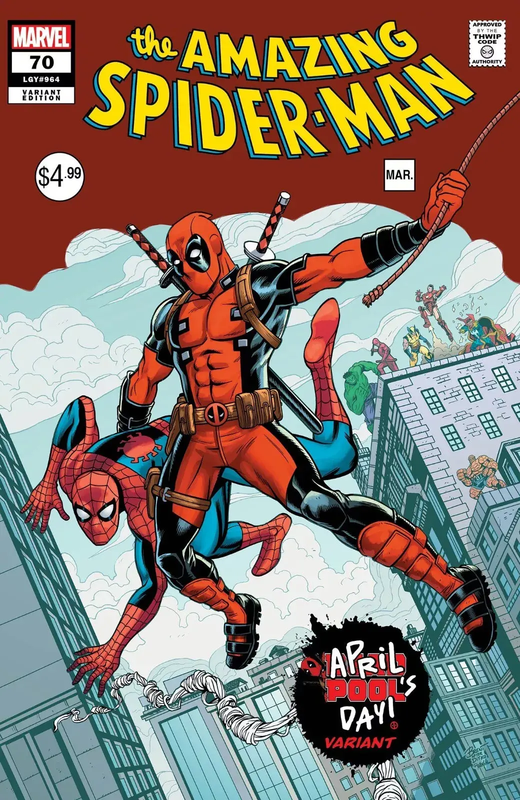 Amazing Spider-Man #70 Brent Schoonover April Pools Day Var 1