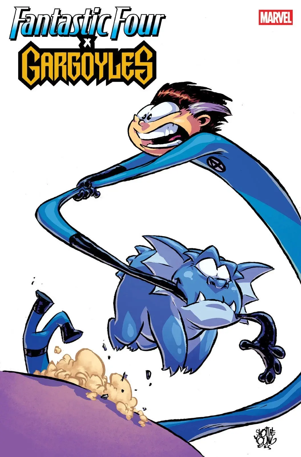 Fantastic Four/Gargoyles #1 Skottie Young Variant 1