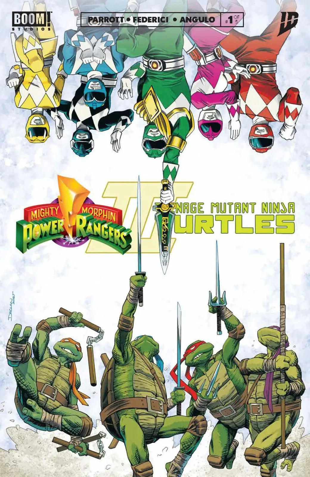 Mmpr Tmnt Iii #1 Cvr N Foc Reveal Shalvey 1