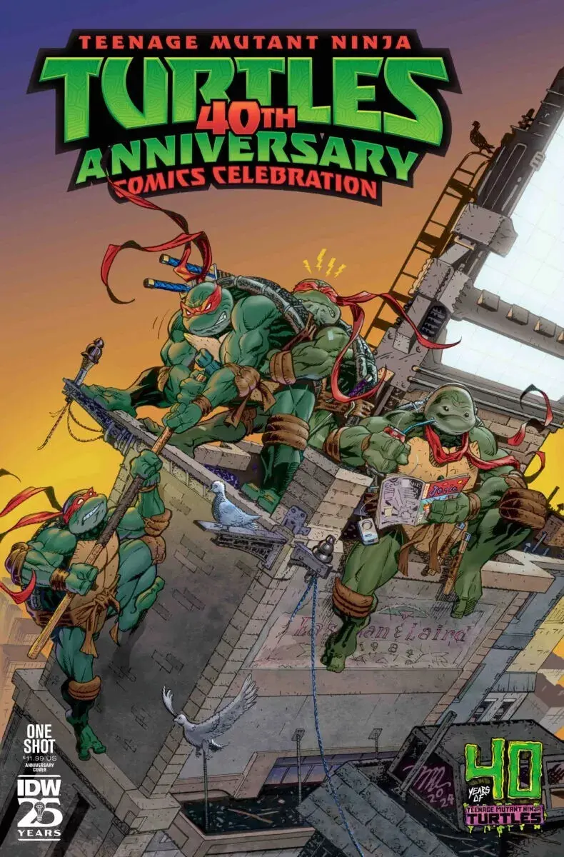 Tmnt 40Th Anniversary Celebration #1 Cvr H 40Th Ann 1